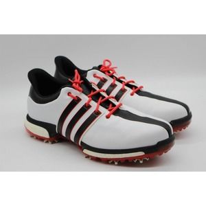 Adidas Mens Tour360 XT Boost Golf Shoes White Black Red BB7922 Size 9